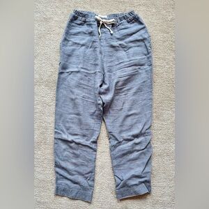 notPERFECTLINEN Gray Linen Pants